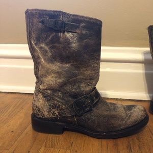 Frye Pre-Distressed Veronica Slouch Bootie